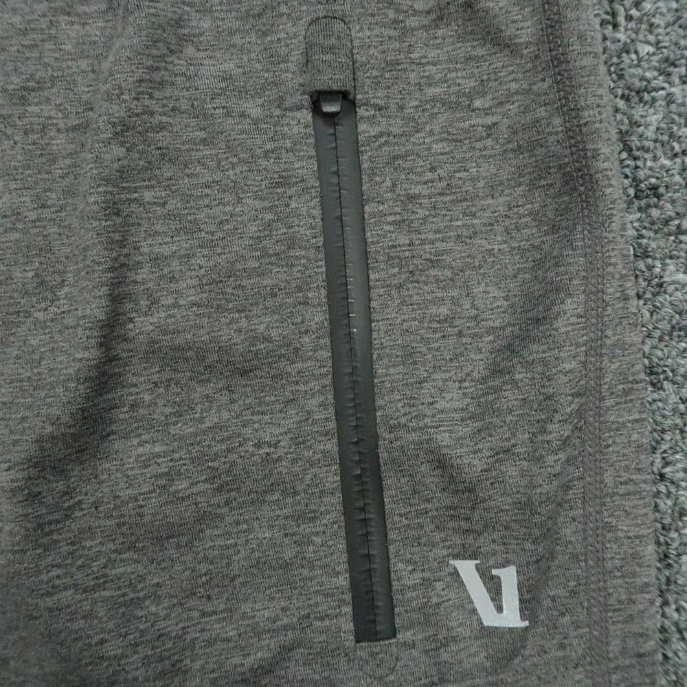 Vuori Pants Mens Small Gray Sunday Performance Jogger Athletic Zip Pocket V416